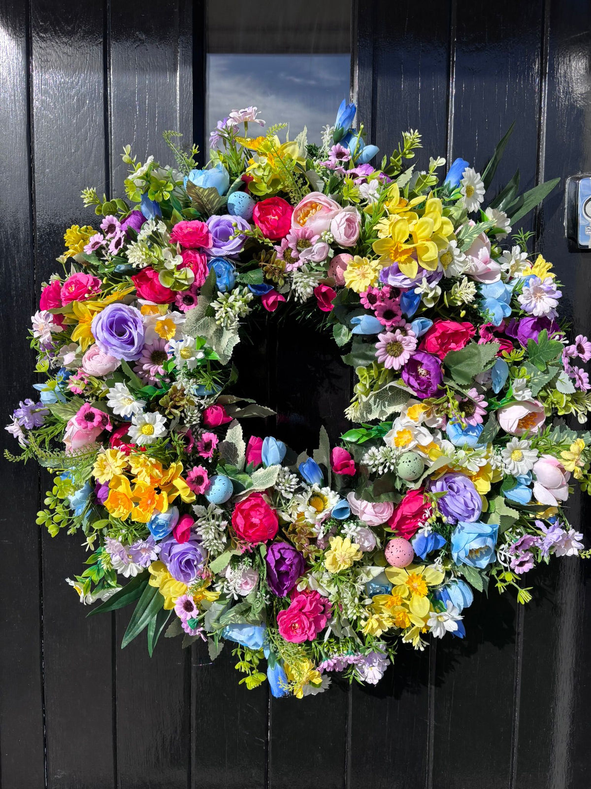 Rainbow Meadow Wreath