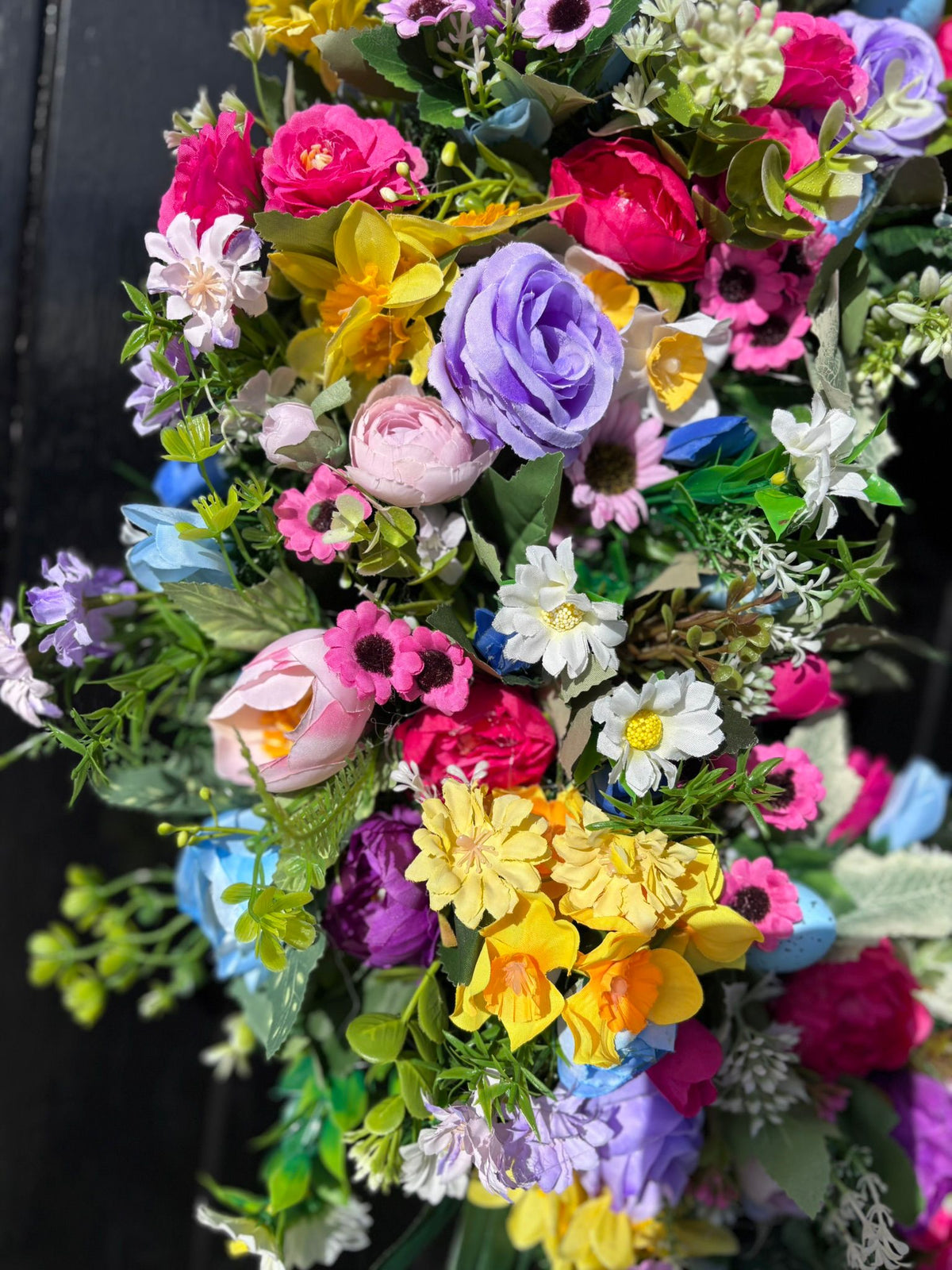 Rainbow Meadow Wreath