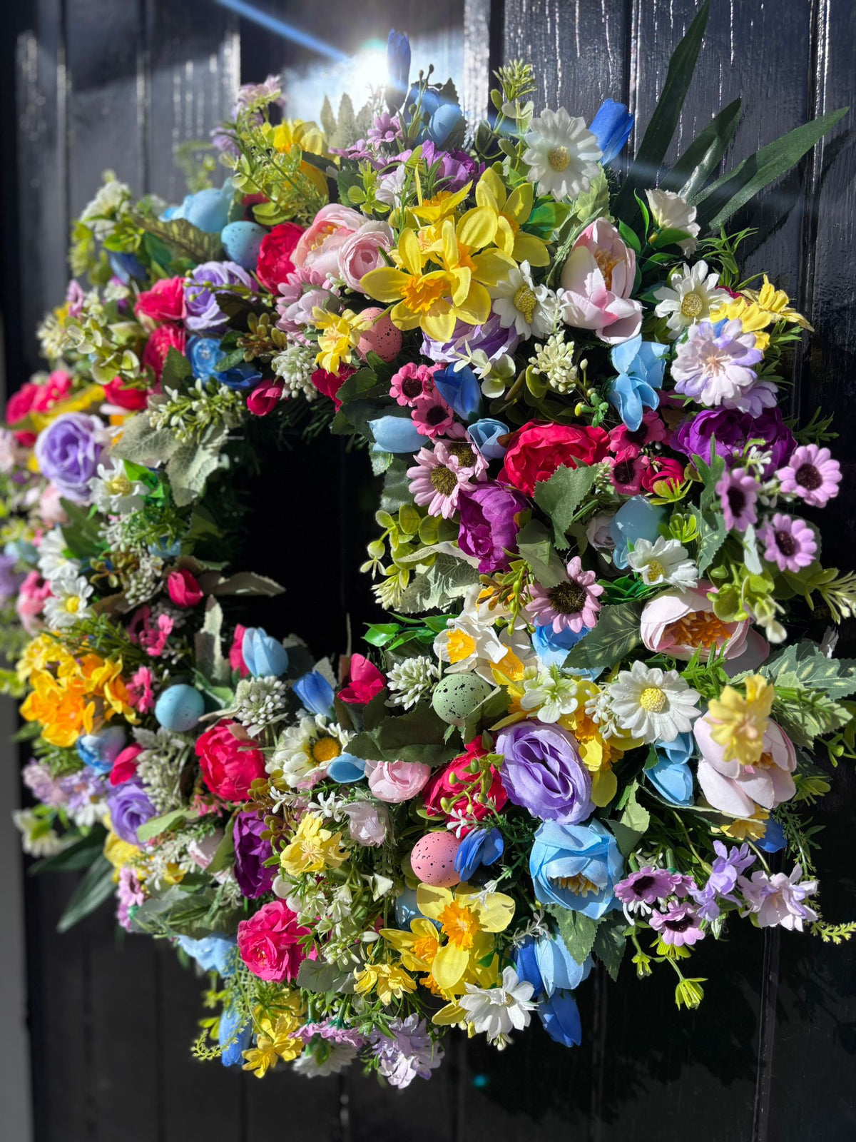 Rainbow Meadow Wreath